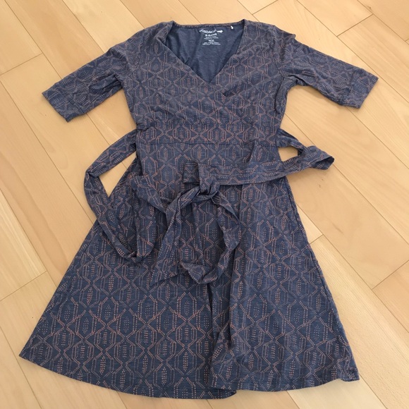 toad and co cue wrap cafe dress